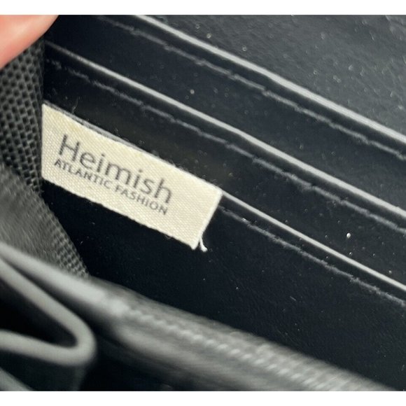 womens wallet teal and White floral print. by Heimish Atlantic Fashion. - Picture 7 of 11